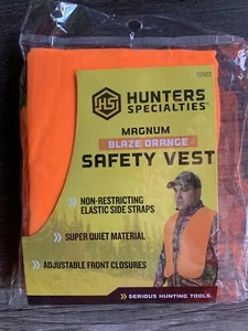 Hunter's Specialties Magnum Safety Vest Blaze Orange - Picture 1 of 3