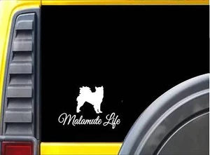 Calcomanía Malamute Life Sticker k700 6 pulgadas Alaska trineo perro - Imagen 1 de 1