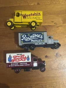 3 x Lledo Days Gone Modelle Pepsi Cola/Rowntrees Pastillen/Weetabix - Bild 1 von 6
