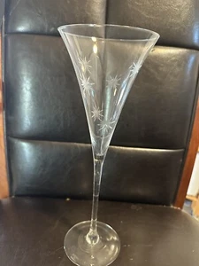 Feine Waterford von Marquis Kristall Sektflöte geätztes Starburst Muster - Bild 1 von 3