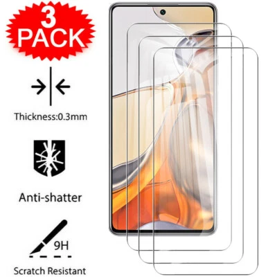 For Xiaomi Mi 14T 13T 12T 11T 10T Pro 3Pcs Tempered Glass Film Screen Protector - Image 1 of 4