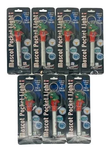 Florida Gators Set of 7 Mascot Pocket Light Keychain by Champion Treasures-New - Picture 1 of 3
