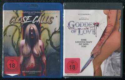 Goddess of Love + Close Calls (Blu-ray) FSK 18 UNCUT(NEU) Horror/Erotik/Thriller - Bild 1 von 2