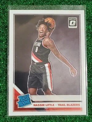 2019-20 OPTIC RATED ROOKIE #154 NASSIR LITTLE RC PORTLAND TRAIL BLAZERS - Image 1 of 2