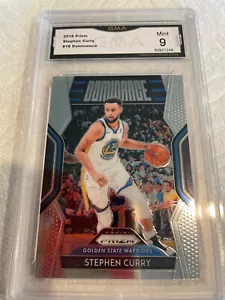 STEPHEN CURRY WARRIORS 2018 PRIZM DOMINANCE #18GRADED 9 L@@@@K - Foto 1 di 2