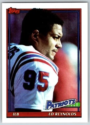 1991 TOPPS ED REYNOLDS NEW ENGLAND PATRIOTS #611 - Image 1 of 2