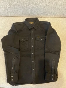 Iron Heart - 14oz Western Shirt - Black - Size XL - Bild 1 von 5