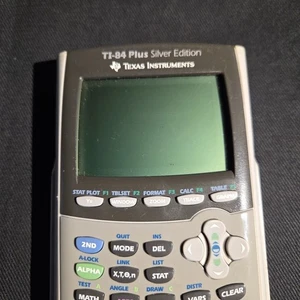 Calculadora gráfica Texas Instrument TI-84 Plus Silver Edition probada funciona 0998 - Imagen 1 de 11