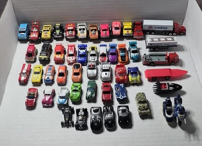 De Colección Micro Máquinas Estilo Road Champs Mattel Playmates Etc. Lote mixto de 50 coches Foto 1 de 4