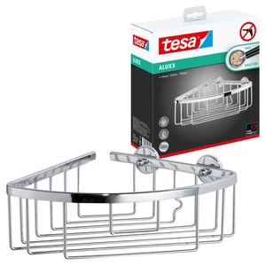 tesa Duschregal Duschablage Ecke Eckregal Duschecke Badregal ohne Bohren OVP Neu - Bild 1 von 7