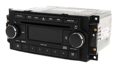 Jeep Dodge Chrysler AM FM 2004-10 6 reproductores de CD radio con Bluetooth P05064072AF RAQ Foto 1 de 4