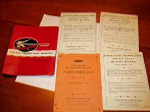 SALES PROMOTION Manual Mercury Outboard Motor KIEKHAEFER Binder PARTS RECORD 60s - Picture 1 of 8