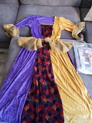 Vintage 2003 Mardi Gras Queen Adult Costume Dress - Forum Novelties -... - Image 1 of 4