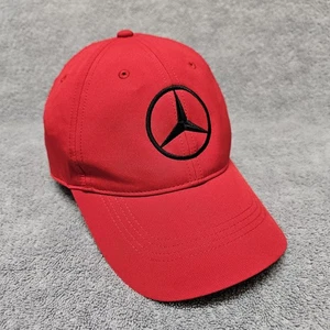 Mercedes Benz Hat Nike Golf Baseball Cap Red OSFM Adjustable Strapback Dad Cap - Picture 1 of 21