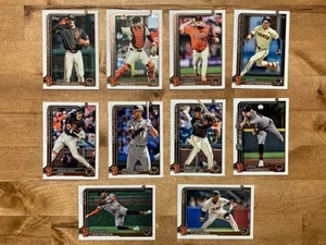 2025 Topps Series 1 San Francisco Giants Complete Team Set 10 cards - Picture 1 of 1