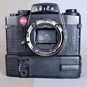 [morto] Leica R4 Mot fotocamera reflex elettronica 35 mm parti non testata incompleta - Foto 1 di 11