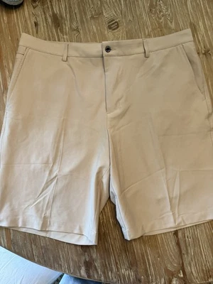 Shorts de golfe masculino de corrida cáqui tamanho 38 - Imagem 1 de 3