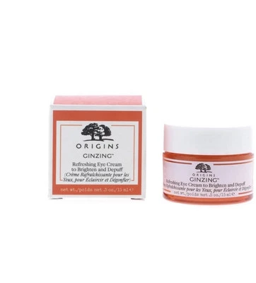 Crema iluminadora de ojos Origins Ginzing para mujer - tono fresco - 0,5 oz - Foto 1 de 4