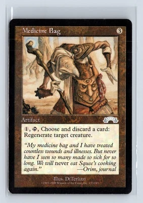 (3x) MEDICINE BAG – MTG Magic the Gathering Card – Exodus – Uncommon - Image 1 of 4