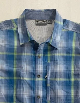 Camisa de pesca ventilada Free Country para hombre talla S manga corta botón nueva con etiquetas precio de venta sugerido por el fabricante 72,50 USD Foto 1 de 4