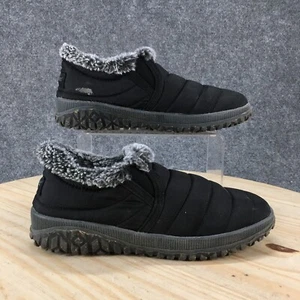 Stivali Minnetonka donna 8 M Timpson Twin Gore neve tessuto nero slip on 69320 - Foto 1 di 17