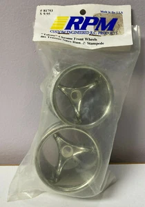 RPM Talonz Chrome Front Wheels 81793 Traxxas Nitro Rust & Stampede RC Part NEW - Picture 1 of 1