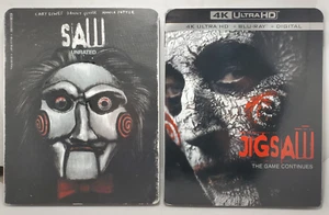 SAW - UNRATED 4K / JIGSAW 4K (4K + Blu-ray + Digital Copy + Rare Slip Covers) - Bild 1 von 4