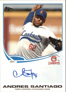 2013 Topps Pro Debut Autographs #AS Andres Santiago 
