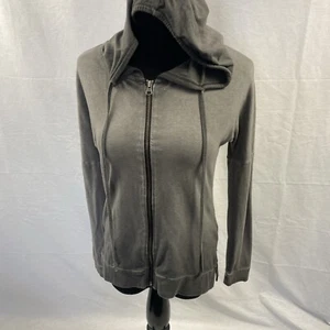 Sudadera BKE Mujer Cremallera Completa Calce Ajustado Sudadera con Capucha Ligera XS Gris Ombré - Imagen 1 de 5