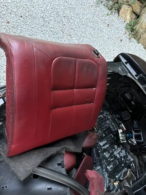 91-99 Mitsubishi 3000GT Dodge Stealth OEM rojo asiento trasero conductor Foto 1 de 2