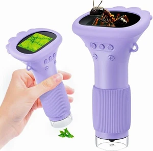 Portable Digital Microscope for Kids with 2" LCD Screen - STEM Educational - Picture 1 of 8