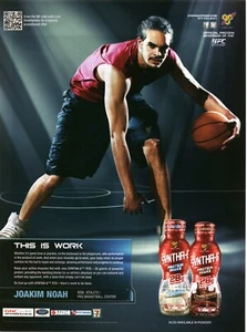 2010 PRINT AD - SYNTHA-6 PROTEIN SHAKE AD - JOAKIM NOAH PRO BASKETBALL PLAYER - Picture 1 of 1