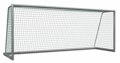 Fußballtor Aluminium BK Senior D-Modell 500x200 mit 4mm Grün Tornetze Jugendtore - Bild 1 von 4