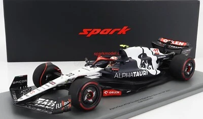 Spark ALPHA TAURI F1 AT04 BAHRAIN GP 2023 TSUNODA #22 con vitrina 1/18 ¡Nuevo! Foto 1 de 4