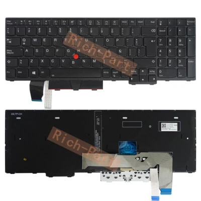 Latin America Spanish Backlit W/Trackpoint Keyboard for Lenovo Thinkpad L15 Gen1 - Image 1 of 4