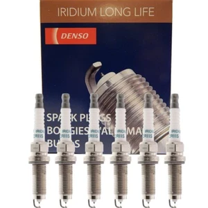 DENSO Iridium Long Life Spark Plug 6PCS Set for Jaguar F-Pace F-Type XE XF XJ - Picture 1 of 5