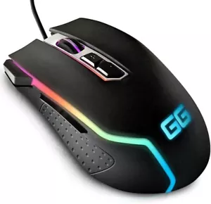Large Gaming Mouse RGB PC PlayStation Xbox Great Gaming Double Tap - Picture 1 of 6