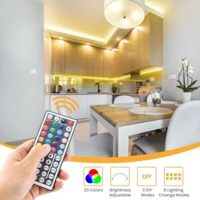 10M RGB LED STRIP LIGHTS COLOUR CHANGING FLEXBILE TAPE LIGHTING SMD5050 DC12V - Image 1 of 4