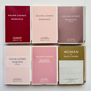 Ralph Lauren Perfume Collection Sample Spray Vial 6pc Set - Picture 1 of 1