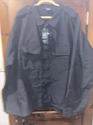 Proper  NWT  Tactical Mens Military Shirt 4xl  Long Sleeve Navy Blue - Image 1 of 4