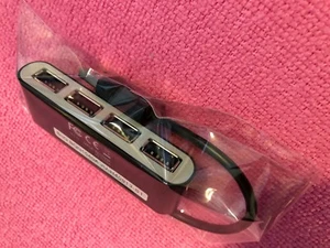 4 Port USB  Hub Splitter Multi Adapter High Speed For PC Mac Desktop Laptop - Picture 1 of 3