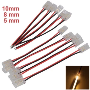 COB Connectors SMD LED Strip Quick Easy Connecting Kit Jumper Wire Connector For - Picture 1 of 9