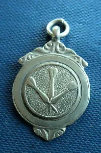 Medaglia vintage argento sterling freccette fob h/m 1938 William Adams - Foto 1 di 2