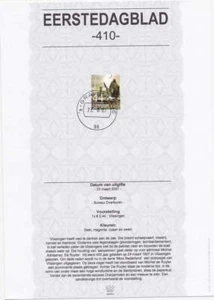 Nederland Eerstedagblad 2007 EDB 410 - Mooi Nederland / Vlissingen - Bild 1 von 1