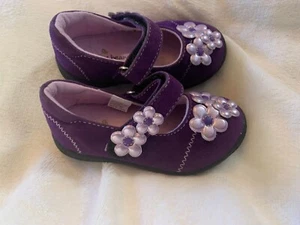 EUC Jumping Beans Toddler Girl Purple Shoes Size 5 - Picture 1 of 5