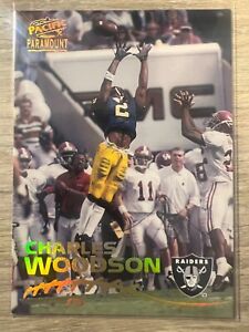 CHARLES WOODSON Rookie Rc 1998 PACIFIC PARAMOUNT #127 RAIDERS