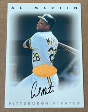 1996 Leaf Signature Series Al Martin BRONZE Autograph Auto Pittsburgh Pirates