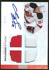 2007-08 OPC Premier Silver Spectrum #142 Nicklas Bergfors Auto Jersey /35  NM-MT