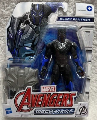 Figura de acción Marvel Avengers Mech Strike Black Panther 6" NUEVA en paquete Foto 1 de 2