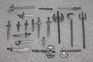 Playmobil ""Spada sciabola lancia argento"" scegli il tuo modello armi 2 pezzi - Foto 1 di 22